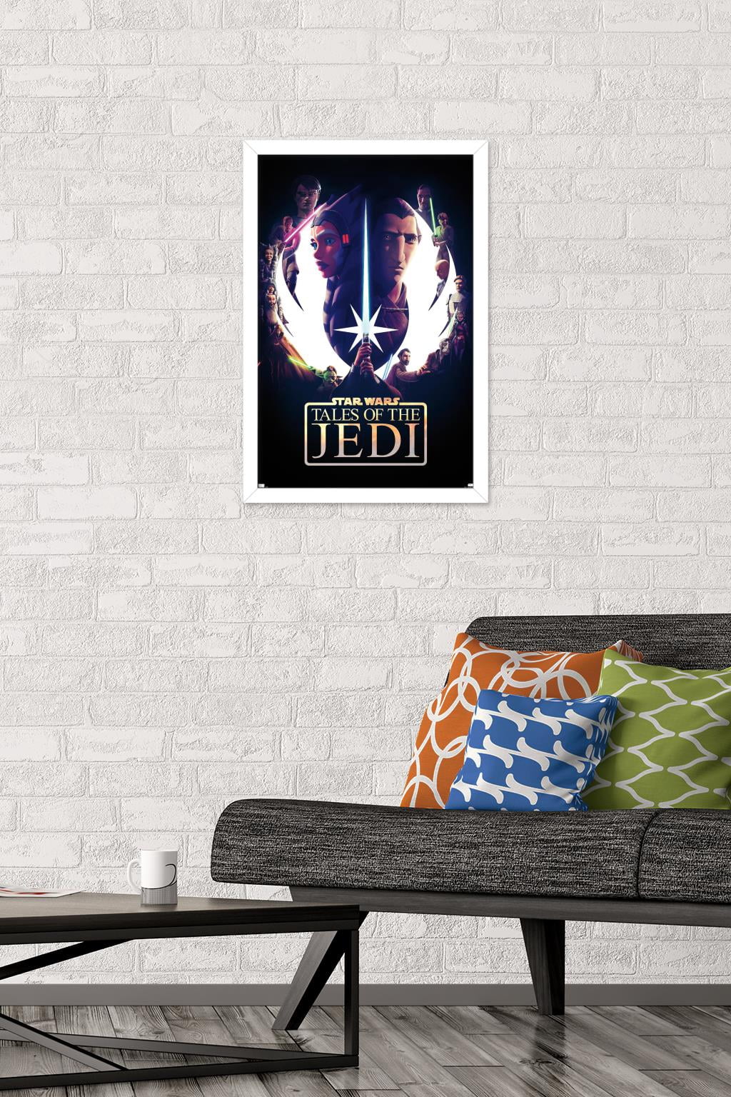 Star Wars: Tales of the Jedi - One Sheet Wall Poster, 14.725" x 22.375" Framed