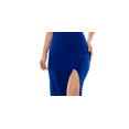 thumbnail image 3 of EMERALD SUNDAE Womens Blue Spaghetti Strap Full-Length Hi-Lo Dress Juniors XL, 3 of 3