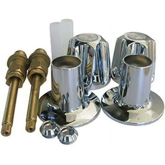 LASCO 01-9171 Two Valve Verve Tub and Shower Trim Set for Price Pfister Brand with Stems