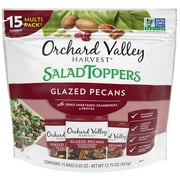 Orchard Valley Harvest Glazed Pecans Salad Toppers, 0.85 Ounce Bags (Pack Of 15), With Cranberries And Pepitas, Non-Gmo, No Artificial Ingredients