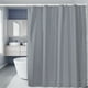 thumbnail image 1 of Accesorios de baño, cortina de ducha de plástico, cortina de ducha impermeable con imanes y 12 ganchos., 1 of 6