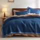 thumbnail image 1 of Juego de Ropa de Cama con Edredón Bedsure Azul Marino King Size con 2 Fundas de Almohada, 1 of 7