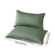 thumbnail image 4 of Funda de almohada de seda fresca de color sólido para cama de estudiante, dormitorio, cama doble, funda de almohada fresca, 4 of 7