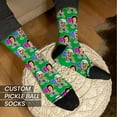 thumbnail image 2 of Personalized Pickleball Gift Socks with Faces, 2 of 5
