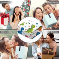 thumbnail image 5 of Wearable Blanket,White Dinosaurs Bones Plants Pattern Hooded Wearable Sherpa Blanket for Adults & Teens,Winter Poncho Shawl Wrap Cape Thick Warm,50"x60", 5 of 5
