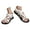 White, variant on Mens Flip Flop Sandals 2025 Summer Vintage Leather Gladiator Strappy Flip-Flops Casual Beach Sandals for Men
