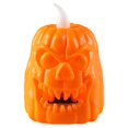 thumbnail image 1 of Kearding Lámpara de calabaza Artesanía Luz nocturna Bombilla LED Tamaño compacto Multipropósito Batería-operaiton Linterna de Halloween Kits de decoración para fiestas forma de calabaza, 1 of 6