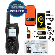 SatPhoneStore Iridium 9575 Extreme Satellite Phone Traveler Package with Solar Charging Panel, Travel Case and Prepaid 500 Minute SIM Card Ready for Easy Activation (Middle East & N. Africa)