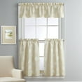 thumbnail image 5 of CHF Seashells 24" Tiered Curtain Set, Pair, Printed, Linen, Polyester, Adult, 5 of 5