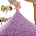 thumbnail image 4 of Stretch Dining Chair Seat Covers for Dining Room Removable Anti-Dust Chair Seat Protector Slipcovers, 4 of 6