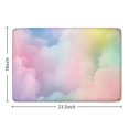 thumbnail image 5 of Dreamy Pastel Sky Flannel Non Slip Door Rugs,Washable Door Mats Indoor,Decorative Door Mats,Dirt-Resistant and Absorbent Doormat for Entrance,Bedroom,Kitchen,Bathroom,23.5x16in(60x40cm), 5 of 5