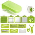 thumbnail image 1 of 10 en 1 multifuncional cocina verduras picadora cortador de frutas ensalada rebanadora de alimentos, 1 of 10