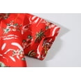 thumbnail image 6 of SSLR Big Boys Flamingos Hawaiian Shirt Button Down Shirt Short Sleeve Luau Shirt for Kids, 6 of 8