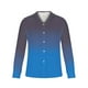thumbnail image 3 of Blusa y camisa de manga larga con cuello vuelto para hombre, estilo casual, a la moda, con botones estampados, blusa de manga larga con cuello vuelto, camisetas de poliéster para hombre, 3 of 4