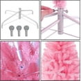 thumbnail image 4 of Árbol de Navidad Dream Loom de PVC rosa de 4 pies con soporte de metal, 4 of 7