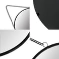 thumbnail image 3 of Bowenturbo Hanging Wall Mirror Decorative Metal Round Mirror with Chain for Home Decor Bathroom Bedroom Living Room… (7.9",2 PACK, Black), 3 of 5