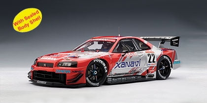 NISSAN SKYLINE GT-R (R34) JGTC 2002 XANAVI NISMO#22 (WITH DRIVER