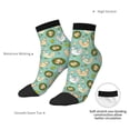 thumbnail image 4 of Goofa Chicken Laying Eggs Pattern Non Slip Socks with Grips for Elderly, Crew Socks Yoga Hospital Socks Cushioned Sole Gripper Socks for Men Women, 4 of 5
