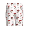 thumbnail image 5 of Easygdp Different Mushrooms Men's Short Pajama Pants, Sleep Shorts, Household Pants, Casual Pants with Pockets - 4X-Large, 5 of 9