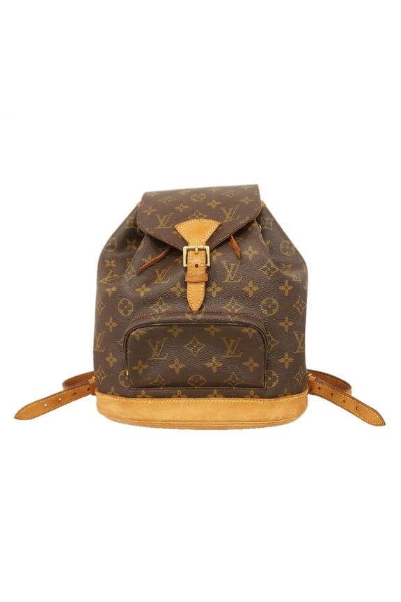 Pre-Owned Louis Vuitton Monogram Montsouris MM Backpack, M51136, Brown, Women's, P2896392