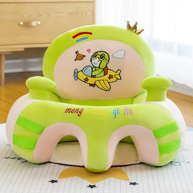 1pc Green New Cartoon Rabbit Shaped Short Plush Car Seat Cushion,  Anti-slip, Warm, Wear Resistant