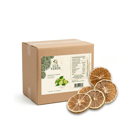 Rodajas De Limón Persa Deshidratado 100g