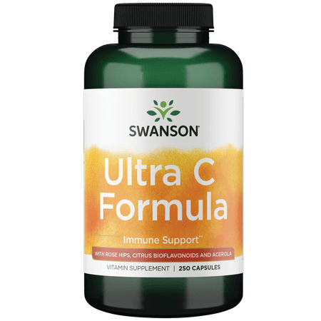 Swanson Ultra Vitamin C Formula Capsules, 500 mg, 250 Count