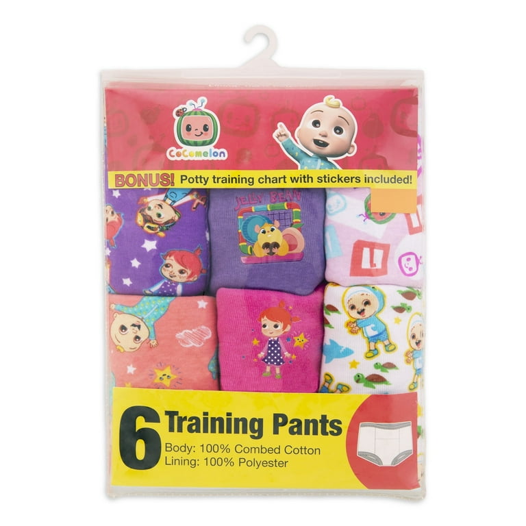 Cocomelon, Bottoms, Cocomelon Toddle Girls Training Pants 4 Pk 3t