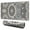 Gray Floral Mandala, variant on Long Mouse Pads for Desk,Patchwork Pioneer Flower Desk Mats on Top Of Desks, Desk Mouse Pad Extra Large with 3mm Non-Slip Base and Stitched Edge for Gaming,Office,Work,Home 31.5"x11.8"