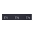 thumbnail image 4 of CyberPower Switched Metered-by-Outlet PDU83105 - Power distribution unit (rack-mountable) - AC 200-240 V - 3-phase - Ethernet, USB, serial - input: NEMA L15-30P - output connectors: 30 (6 x IEC 60320 C19, 24 x IEC 60320 C13) - 0U - 10 ft cord - black, 4 of 5
