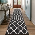 thumbnail image 1 of Alfombra SHACOS Black Runner 61 x 305 cm, antideslizante, lavable, 1 of 9