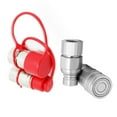 1/41/2 Npt Flat Face Hydraulic Quick Connect Fittings Fitting Kit Npt