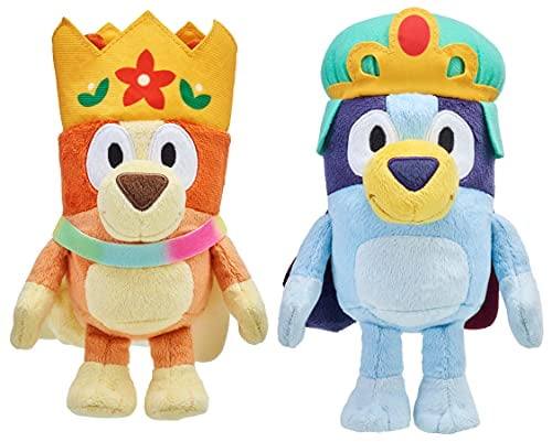 Bluey Friends - Royal Bluey & Bingo Plush Bundle Pack - Exclusive