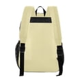 thumbnail image 5 of Iauyy Clear Backpack Heavy Duty PVC Transparent Backpack for College Workplace, Broad Pale Yellow, 5 of 8
