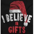 thumbnail image 2 of Xmas I Believe in Christmas Presents Hoodie Sweatshirt Women Men Brisco Brands S, 2 of 6