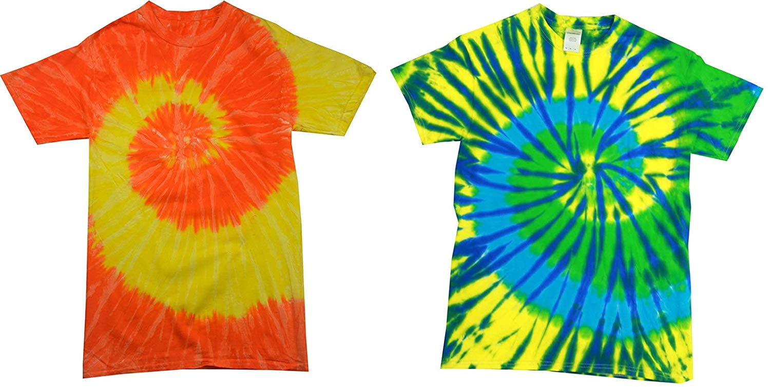 4x tie dye t shirts
