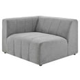 thumbnail image 2 of Modway Bartlett Upholstered Fabric Left-Arm Chair in Light Gray, 2 of 8