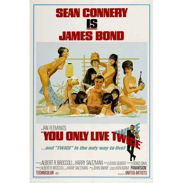 You Only Live Twice Movie Poster Style C 27 X 40 1967 Walmart Com
