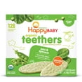Happy Baby Organics Teethers, Pea & Spinach Organic Gluten Free Gentle