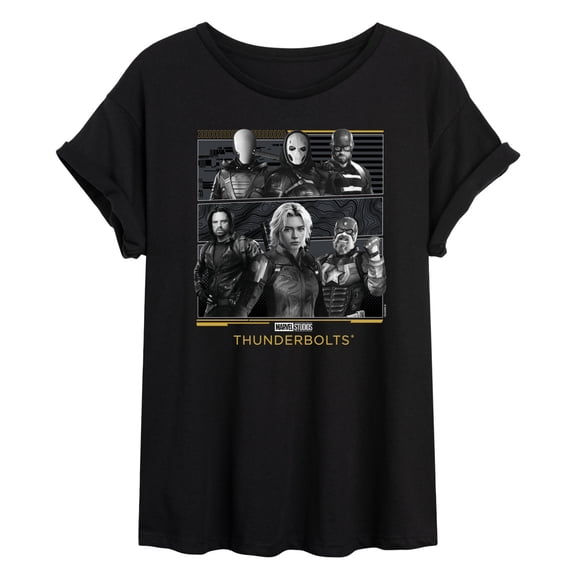 Marvel - Thunderbolts Grid - Women's Oversized Graphic T-Shirt