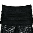 thumbnail image 5 of HNMKIU Womens Lace Detail Mesh Low Waist Stretchy Fitted with Hollow Out Design Trousers for Women Black_003,L, 5 of 5