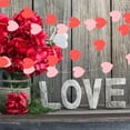 thumbnail image 3 of 6Pcs Valentines Day Garland Valentines Day Heart Decoration Decorative Heart Garland Banner, 3 of 6