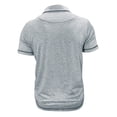 thumbnail image 7 of yoeyez Men's Big and Tall Polo Shirts Dressy Casual Business Work Tops Short Sleeve Collared Golf Shirt with Pocket Gray,XXXL, 7 of 7