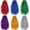 Assorted Color, variant on 88.5 ft 6 Rolls Wedding Party Glitter Twist Tinsel Garland Decor Metallic Tinsel for Halloween Thanksgiving Day Fall Christmas Tree Hanging Garland Birthday Indoor Outdoor(Multicolor)