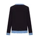thumbnail image 5 of Mujeres de Manga Larga Tops Casual Cuello Redondo Día de San Patricio Impresión Denim Parche de Color Sólido Moda Superior, 5 of 5