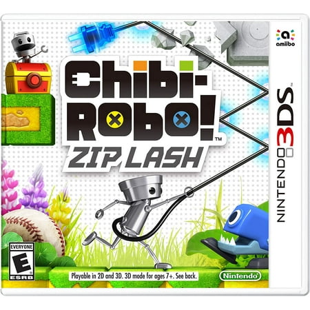 Chibi-Robo!: Zip Lash - Nintendo 3DS Standard Edition, Whip, grapple, and swing your way through a side-scrolling adventure! By by