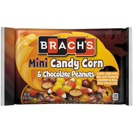 (3 pack) Brach&rsquo;s Mini Candy Corn &amp; Chocolate Peanuts, 13.6oz