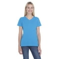 thumbnail image 1 of LAT Ladies' V-Neck Premium Jersey T-Shirt - L-3587, 1 of 4