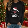 thumbnail image 2 of My Items Talove Long Sleeve Shirts for Women Graphic Printed Sweatshirt Women Fall Clothes Tunic Blouses Womens Tops Trendy Plus Size Christmas Shirts, 2 of 4