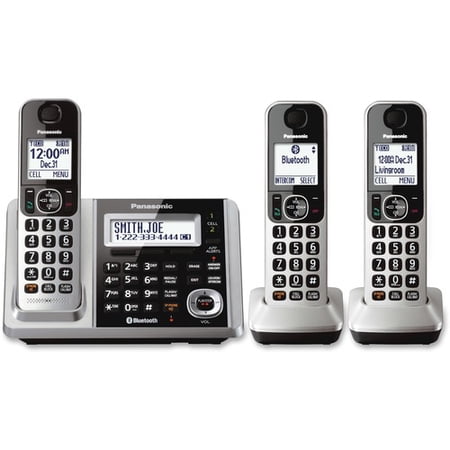 Cordless BT TAD 3 Handsets Slv